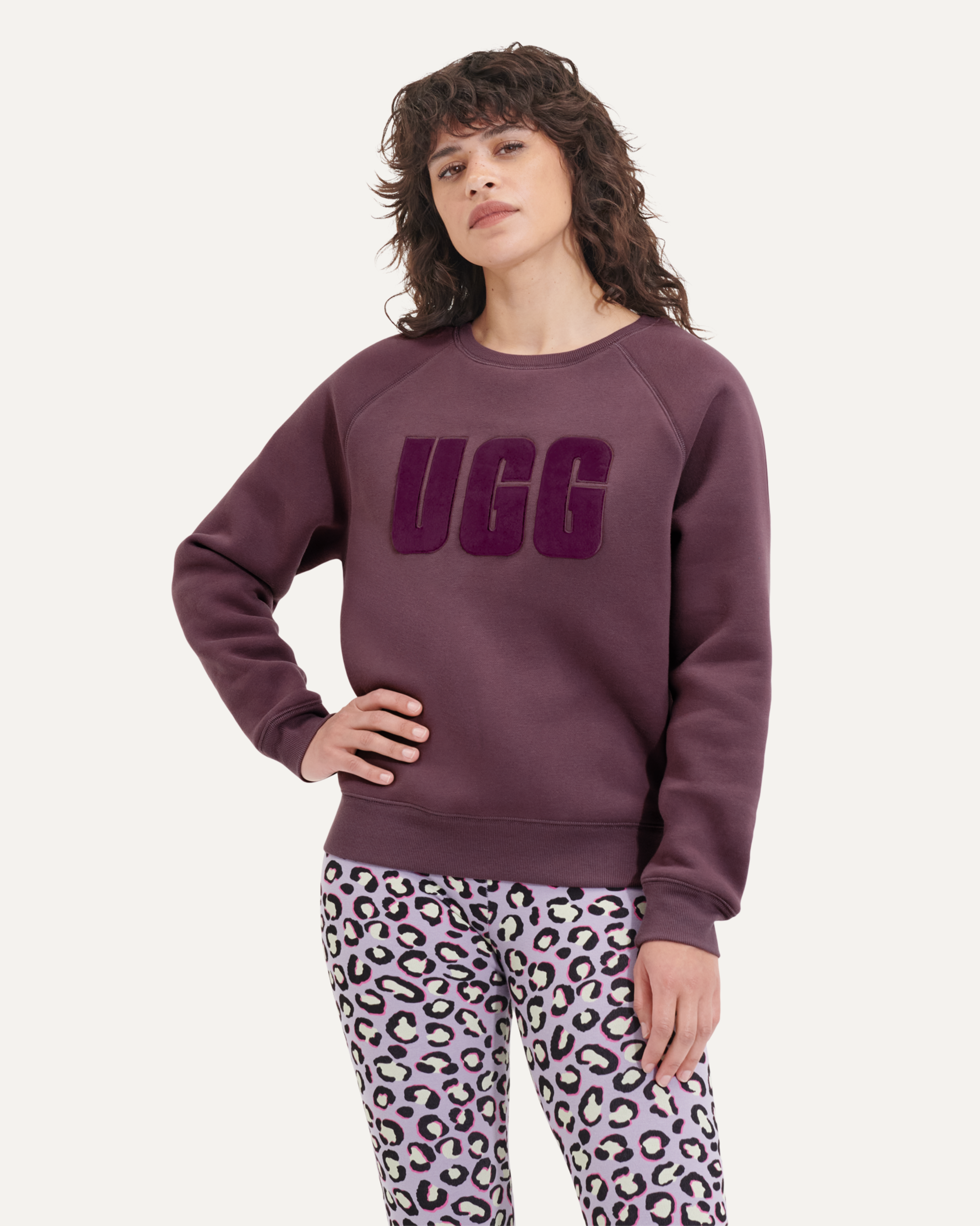 Madeline Fuzzy Logo Crewneck | UGG